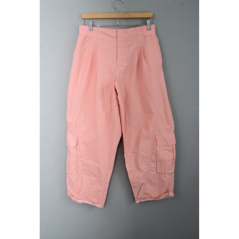 Free People FP Movement Cargo Pants Large Pink Sunkissed Mesmerize Me Pants